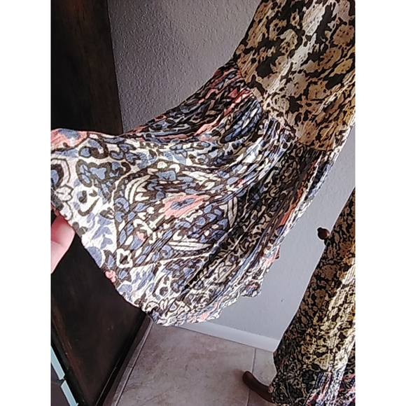 Anthropolige J. Gee Floral Print Off Shoulder Dress/Tunic Size S EUC - Picture 4 of 8